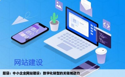 题目：中小企业网站建设：数字化转型的关键推动力