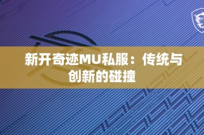 新开奇迹MU私服：传统与创新的碰撞