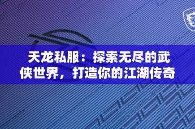 天龙私服：探索无尽的武侠世界，打造你的江湖传奇