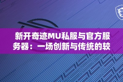 新开奇迹MU私服与官方服务器：一场创新与传统的较量