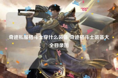 奇迹私服格斗士穿什么装备 奇迹格斗士装备大全目录图