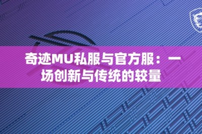 奇迹MU私服与官方服：一场创新与传统的较量