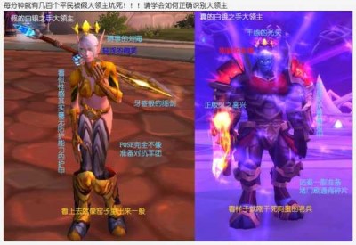 魔兽世界私服：正版与私服的对比