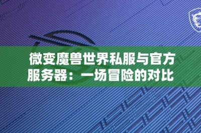 微变魔兽世界私服与官方服务器：一场冒险的对比